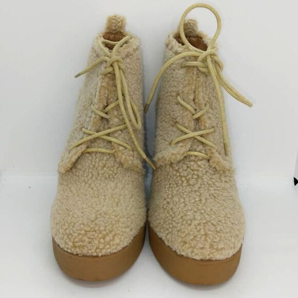 Jessica Simpson NEW Women's Designer Wedge Laceup Ankle Boots - sz. 7 1/2 - Picture 2 of 5